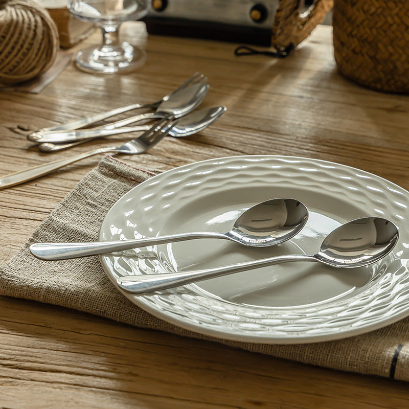 Vintage Minimalist Spoon Stainless Steel Tableware Spoon Spoon Spoon Spoon Wholesale