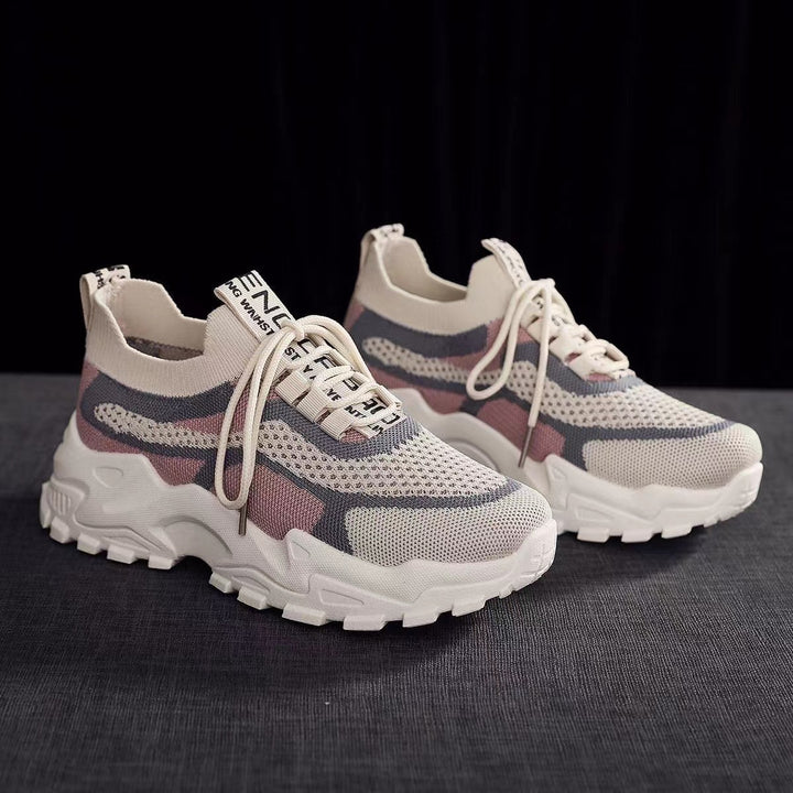 Shoes Women Spring Women Shoes Casual Breathable Sneakers Women Thick Shoes Running Shoes Wholesale