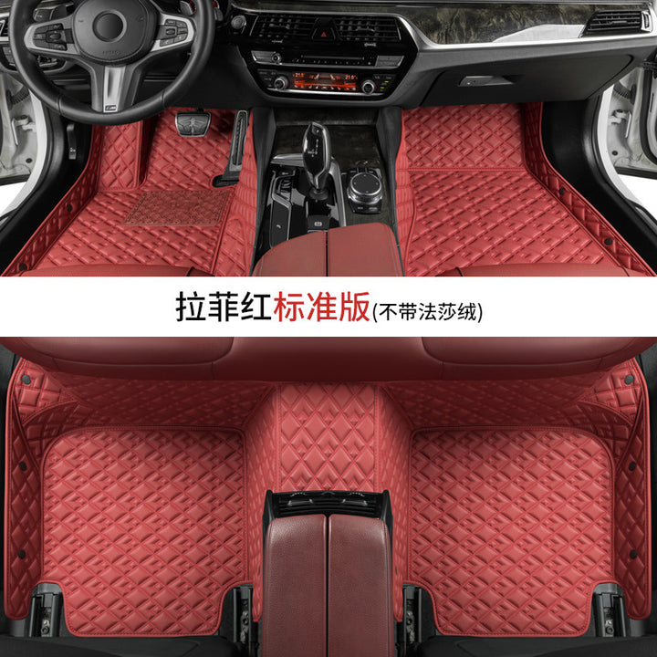 Custom Leather Car Foot Mat Special Eco Friendly XPEFoot Mat Carpet