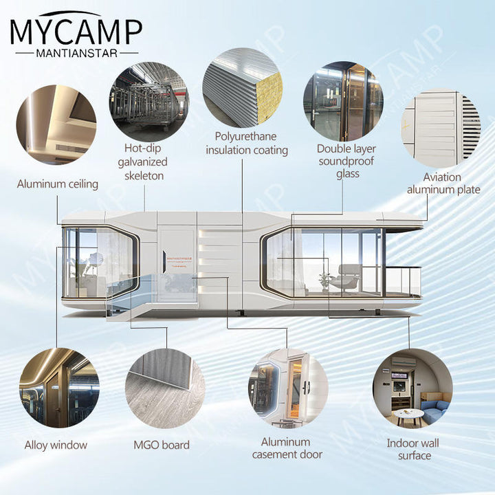 Etong Space Capsule Home Space Capsule Tiny House 2 Story