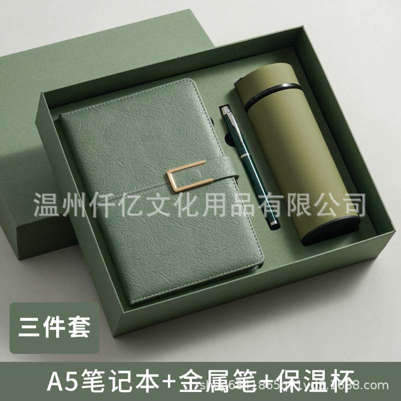 新款笔记本礼盒保温咖啡杯套装伴手礼高档记事本子节假日礼品定制