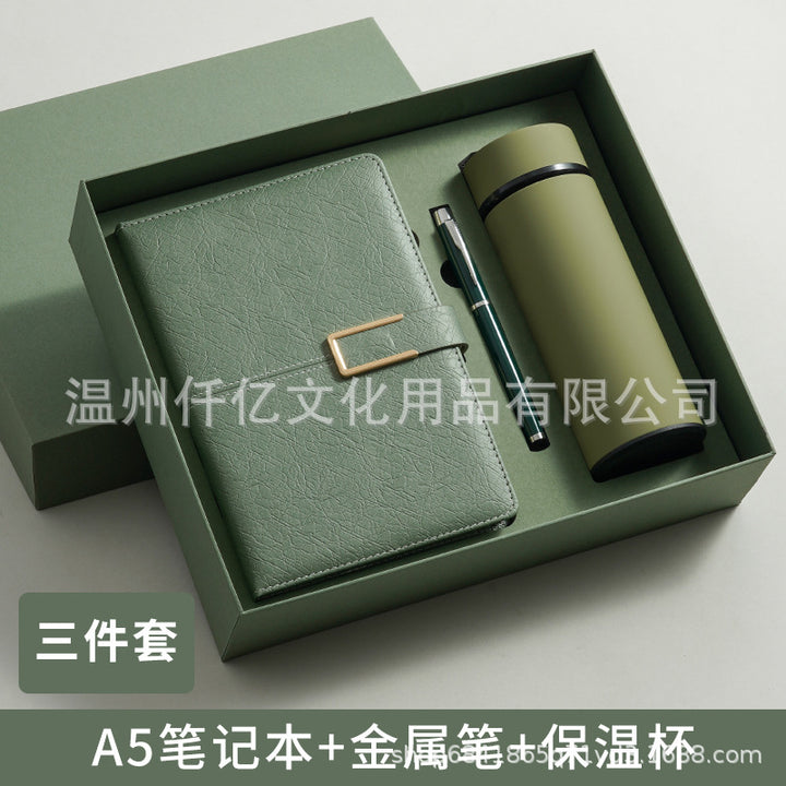 新款笔记本礼盒保温咖啡杯套装伴手礼高档记事本子节假日礼品定制