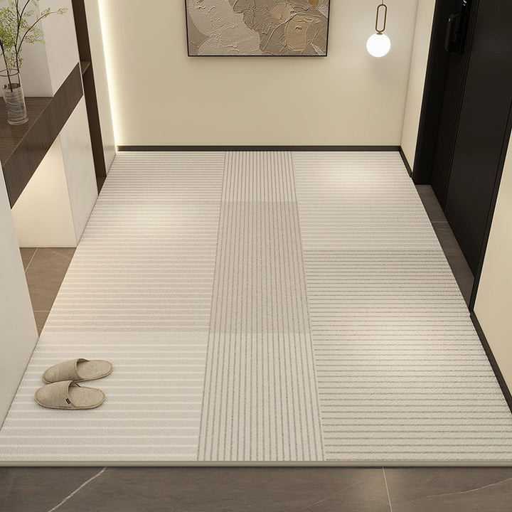 pvc Entryway Door Mat Leather Foot Mat Light Luxury Living Room Thickened Non Slip Entryway Carpet