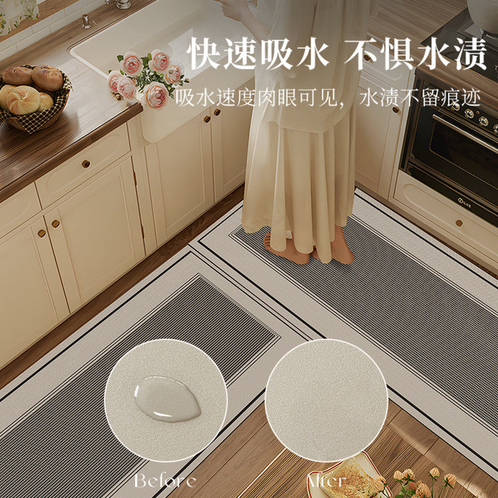 temu Kitchen Floor Mat Non Slip Special Stain Resistant Foot Mat Waterproof