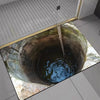 跨境temu代发3D视觉错觉入户玄关水晶绒地垫进门门垫耐脏耐磨地垫