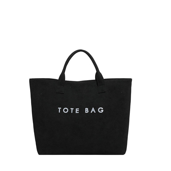 Large Capacity Commuter Women's Bag New Handheld Fashion Tote Bag Versatile Minimalist Handheld Large