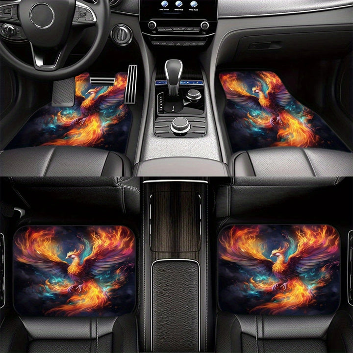 Vintage Car Foot Mat Carpet 4 Piece Set Stain Resistant Floor Mat TEMUFoot Mat Wholesale