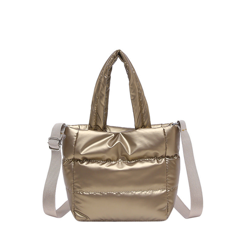 New Unique Fall/Winter Cotton Cute Versatile Handheld Shoulder Crossbody Small Square Bag