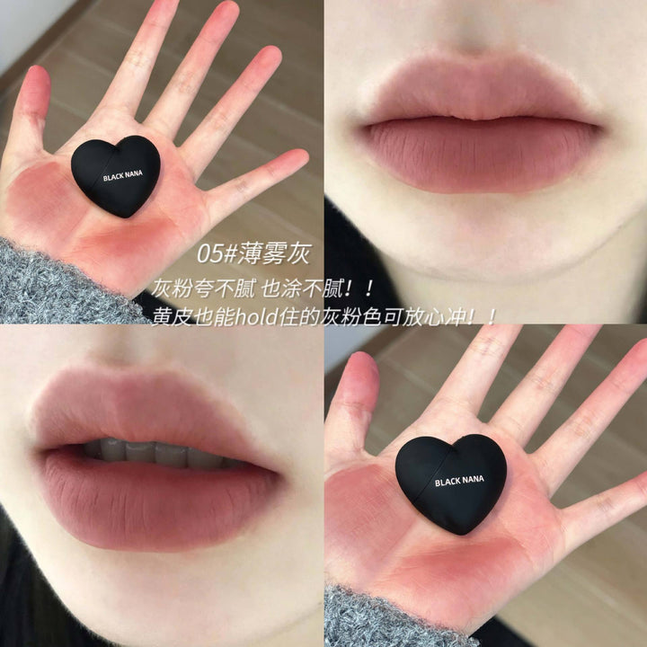 BLACK NANA心动情愫丝绒唇泥柔雾哑光显白唇釉低饱和百搭跨境批发