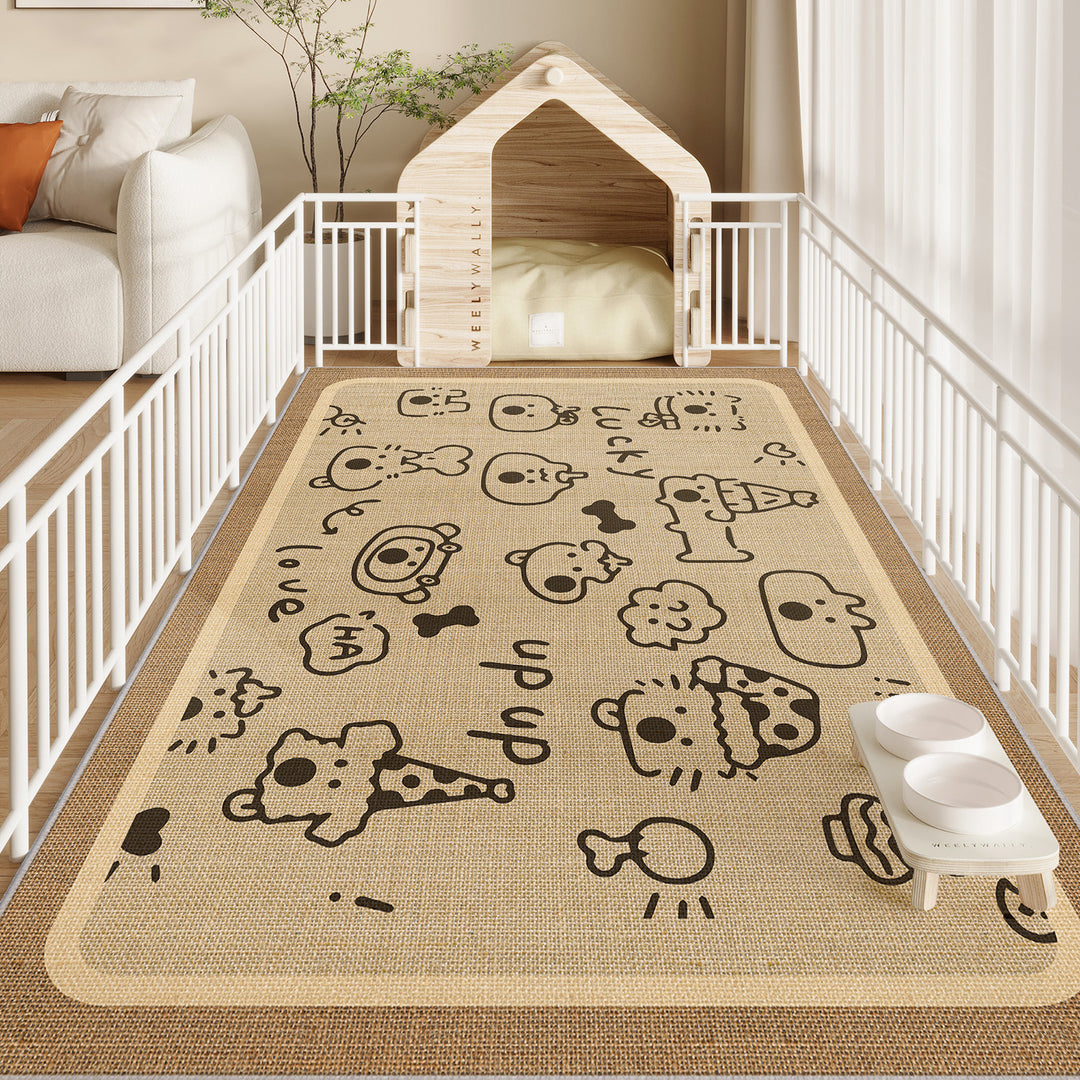Small Dogpvc Pet Cat Dog Special Home Floor Mat