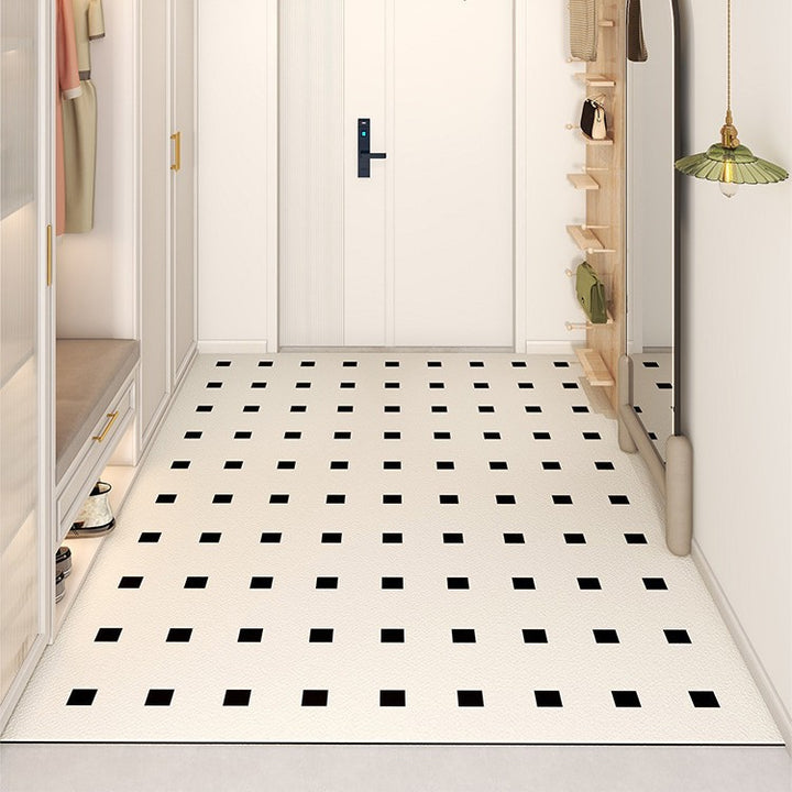 Light Luxury Premium Feel Entryway Floor Mat PVCMinimalist Large Foot Mat Non Slip Durable Door Mat
