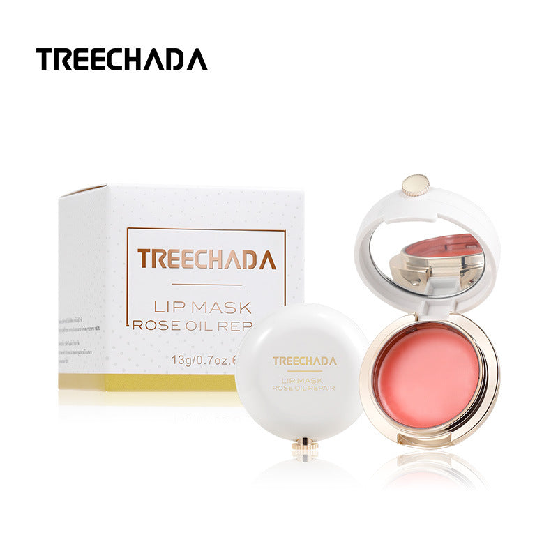 一般贸易 泰国TREECHADA玫瑰睡眠唇膜保湿滋润淡化唇纹TR唇膜