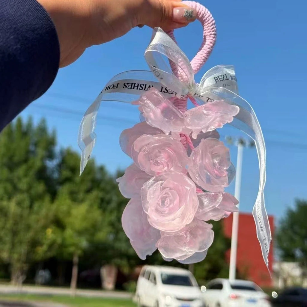 香皂创意手工水晶玫瑰花香熏皂可沐浴洗手伴手礼熏皂挂件礼盒伴手
