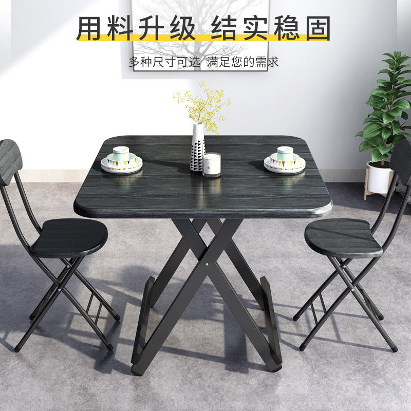 可折叠桌子餐桌家用小户型简易吃饭桌户外便携式摆摊多功能学习桌