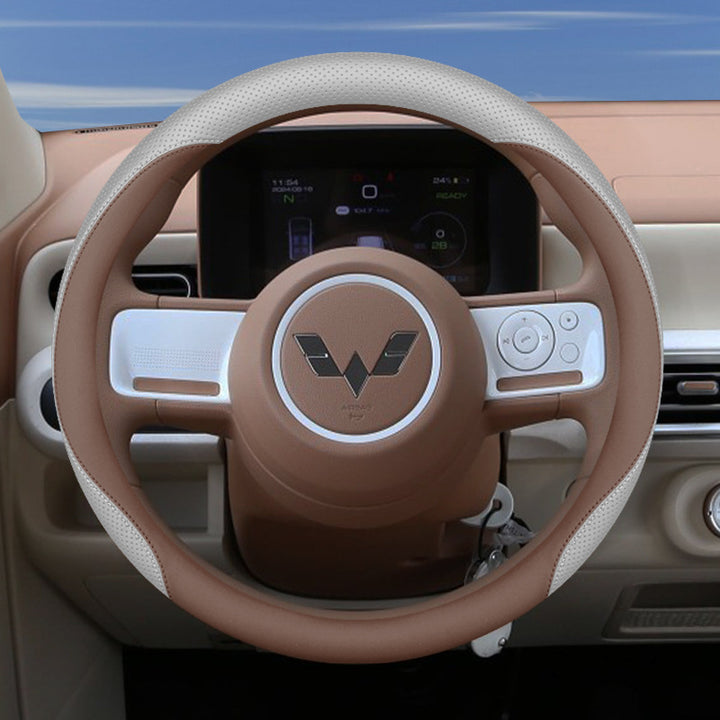 Wuling Mini EV Steering Wheel Cover – Four Season Universal Car Handle Cover