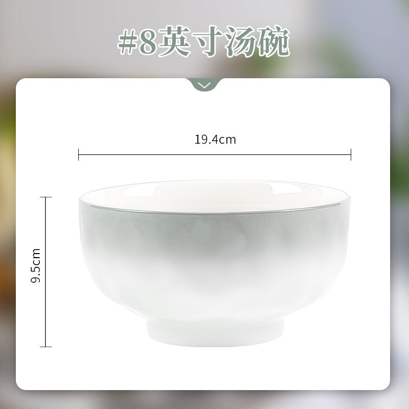 碗碟套装陶瓷高级感简约轻奢北欧风家用2025新款碗盘碗具餐具好看
