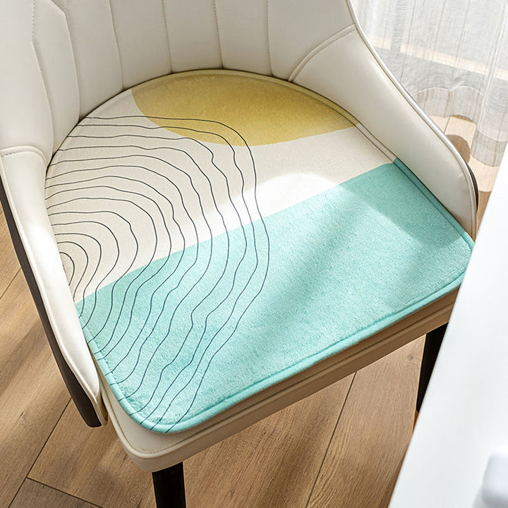 Nordic Light Luxury Seat Cushion Office Fall/Winter Thickened