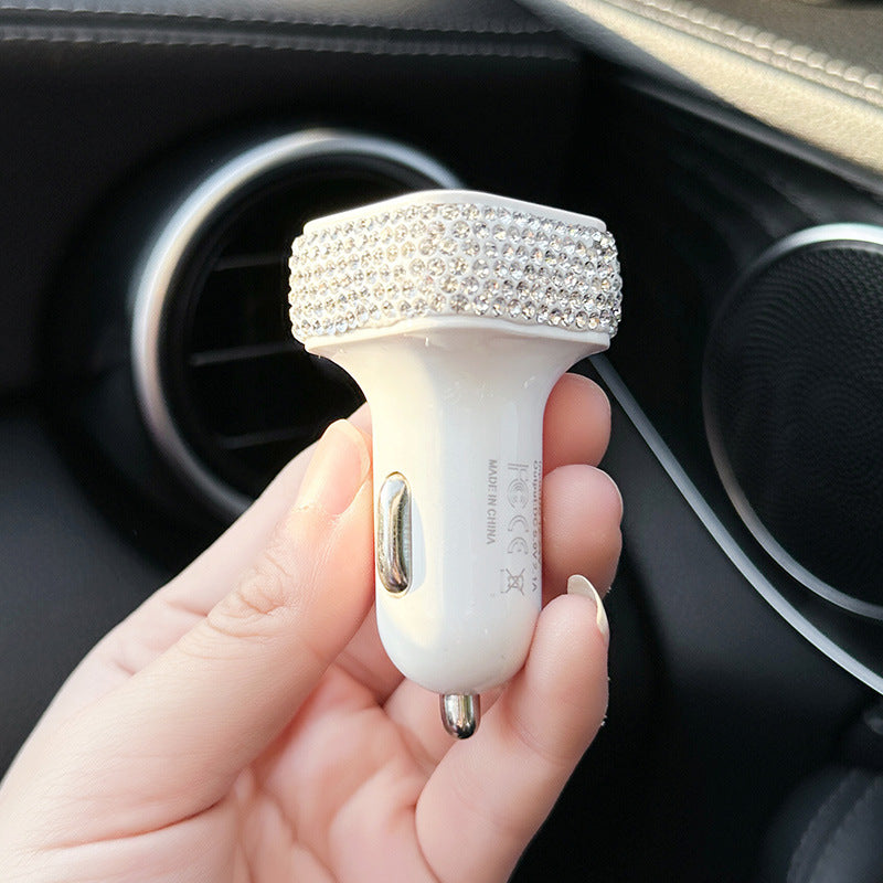 Car Mount Charger Light Luxury Car Phone Cable