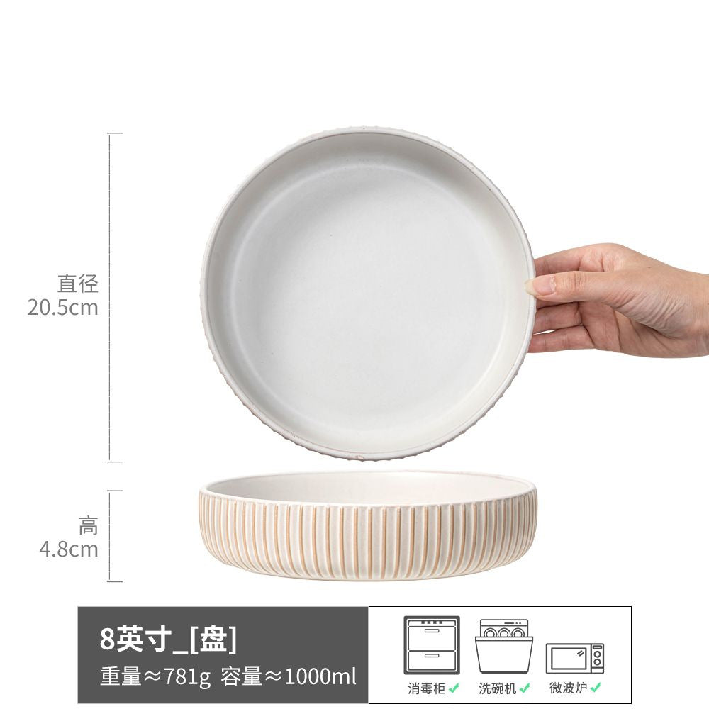 Bowl Vintage Ceramic Bowl Home Plate Tableware Bowl Plate Wholesale Export