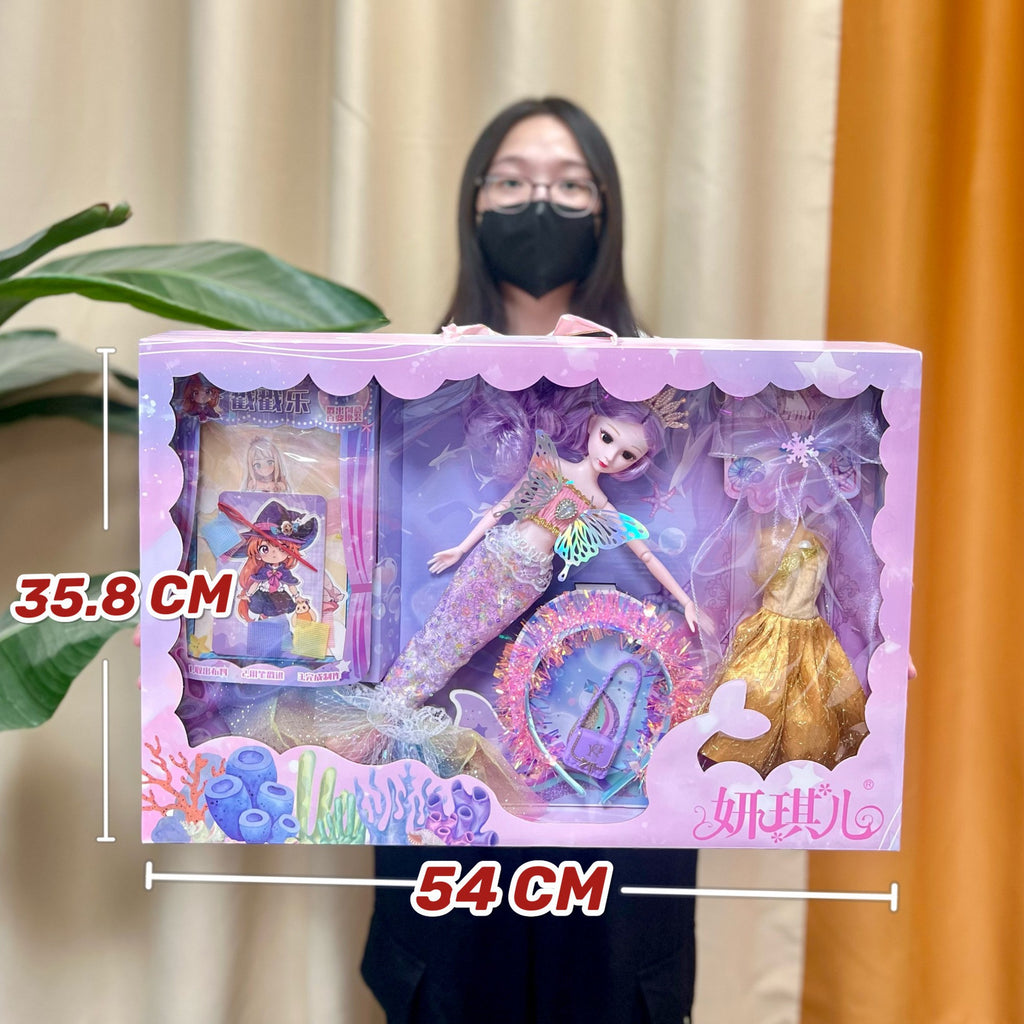批发巴比洋娃娃礼盒套装仿真公主女孩儿童玩具机构招生礼物包邮