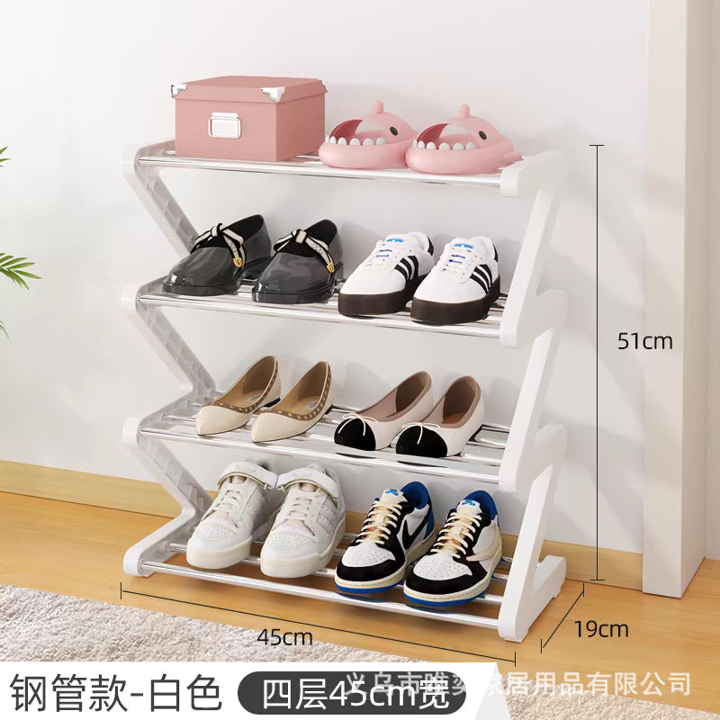 创意Z型鞋架子跨境爆款简易家用鞋子收纳神器宿舍多层组装鞋架