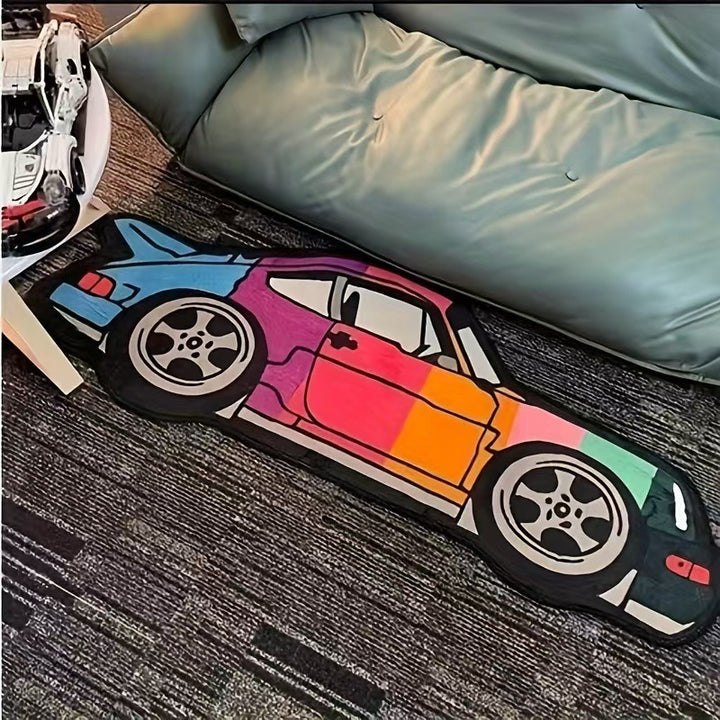 Creative Car Floor Mat Home Bedroom Decor Foot Mat Non Slip