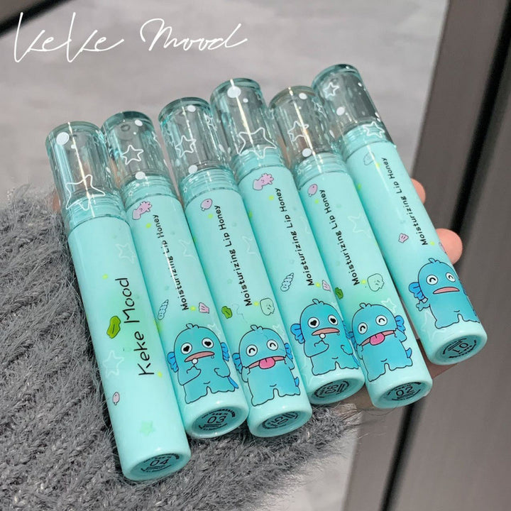 kekemood萌宠丑鱼水润唇蜜持色镜面唇釉保湿滋润显色淡唇纹美唇膏