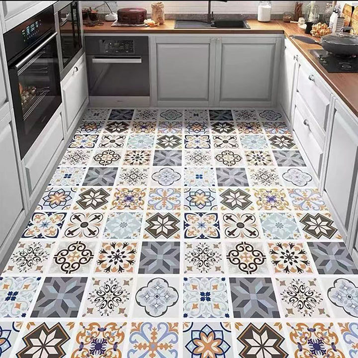 Leather Floor Mat Kitchen Waterproof Floor Mat Home