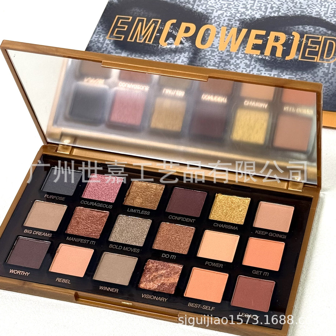胡达美丽HUDA BEAUTY眼影盘圣诞黄金盘玫瑰em power ed/rose gold