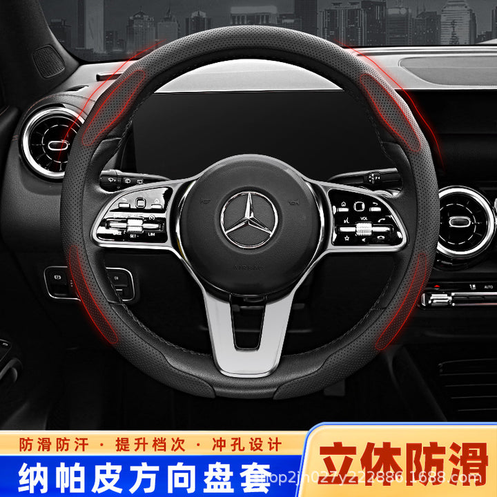 New Non Slip Premium Light Thin Breathable Steering Wheel Cover All Season Universal Steering Wheel