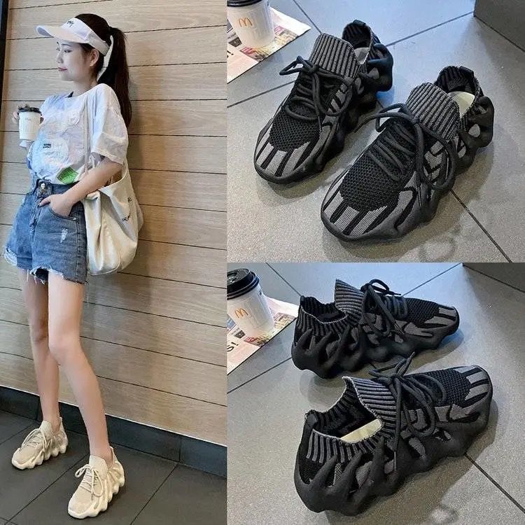 Women Shoes New Summer Sneakers Breathable 450 Casual Shoes Korean Style Running Shoes Women