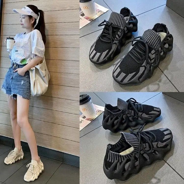 Women Shoes New Summer Sneakers Breathable 450 Casual Shoes Korean Style Running Shoes Women