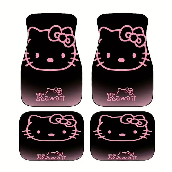 TEMUVintage Nordic Car Foot Mat Carpet 4 Piece Set Stain Resistant Floor Mat TEMUFoot Mat Wholesale