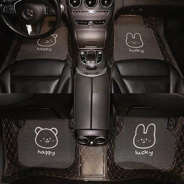 Fashion Car Foot Mat Car Special Plate Minimalistpvc Non Slip