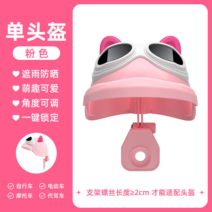 Electric Vehicle Phone Motorcycle Small Helmet Phone
