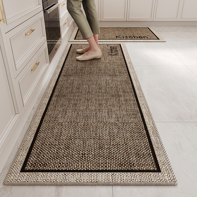 Kitchen Floor Mat Stain Resistant Non Slip Foot Mat Minimalist New Living Room Entryway Door Mat