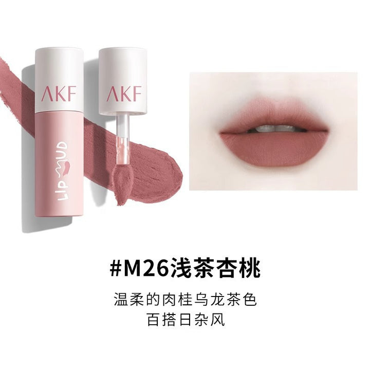Akf Lip Gloss Lip Mud Lipstick Lip Gloss Transfer-Proof Matte Brightening