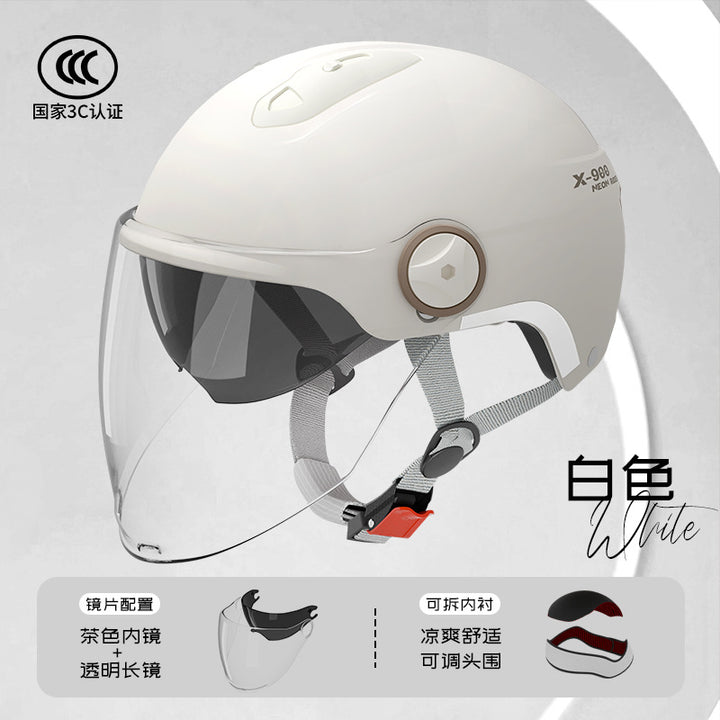 3 C Helmet Motorcycle Men's Women's