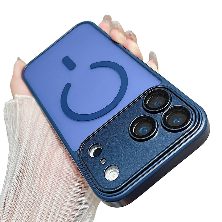 For iPhone17 promax Mag Safe iPhone 16 pm Full Coverage Shockproof Frosted Phone Case