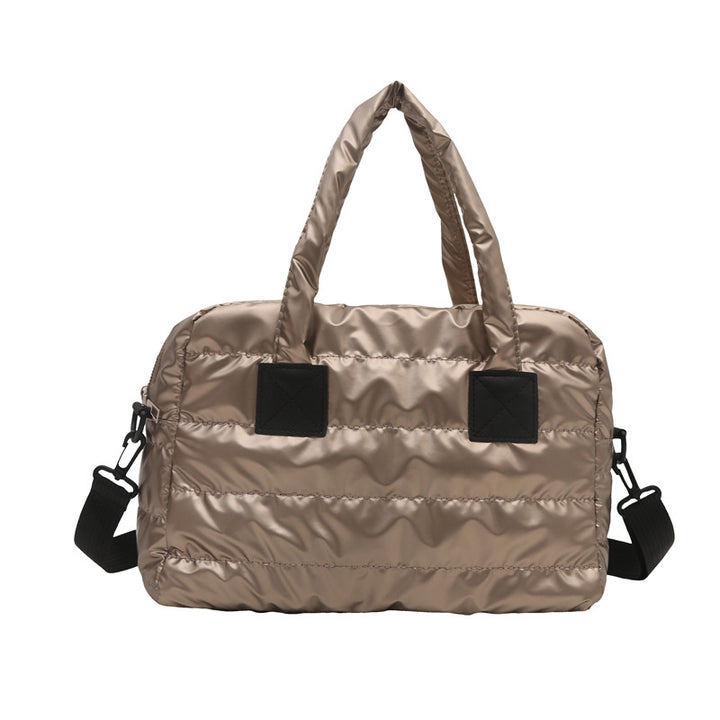 Cotton Fashion Casual Single Shoulder Crossbody Handheld Tote Women's Bag Winter New Large Capacity Fashio