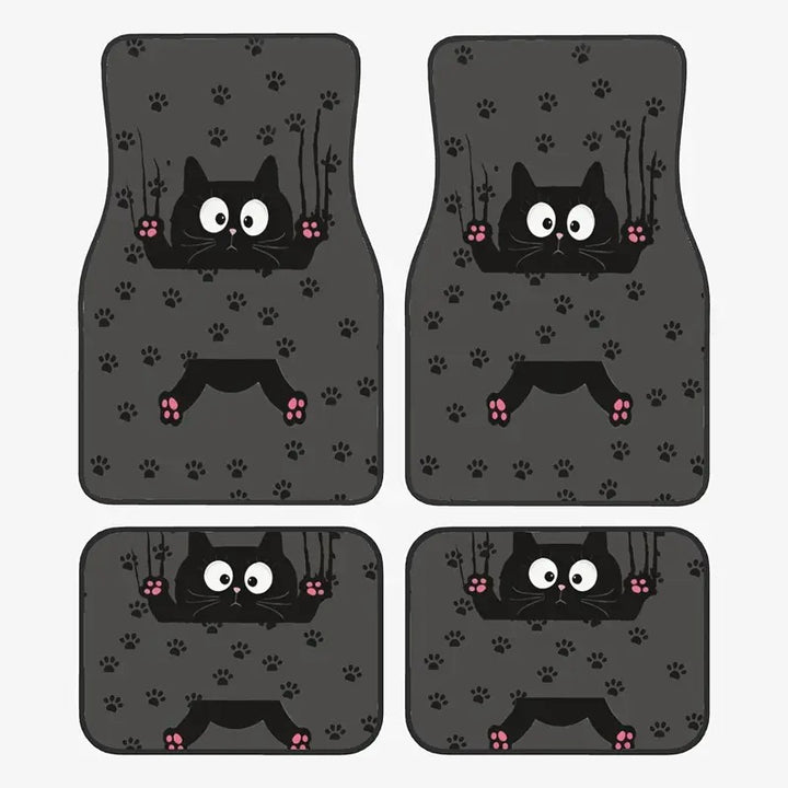 TEMUVintage Nordic Car Foot Mat Carpet 4 Piece Set Stain Resistant Floor Mat TEMUFoot Mat Wholesale