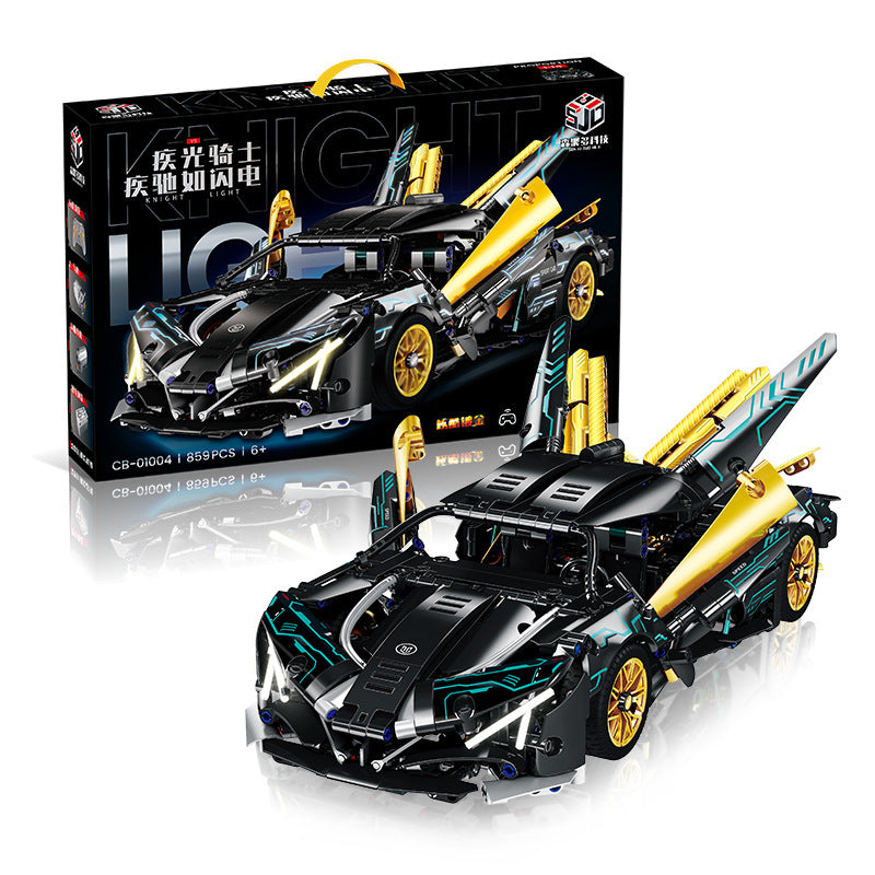 Apollo Sports Car Building Blocks Set – High-Difficulty Drift Racing Car Model Assembly Toy