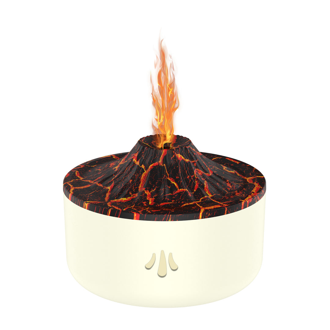 Flame Aroma Diffuser Humidifier – USB Colorful Volcano Fireplace Aromatherapy Machine