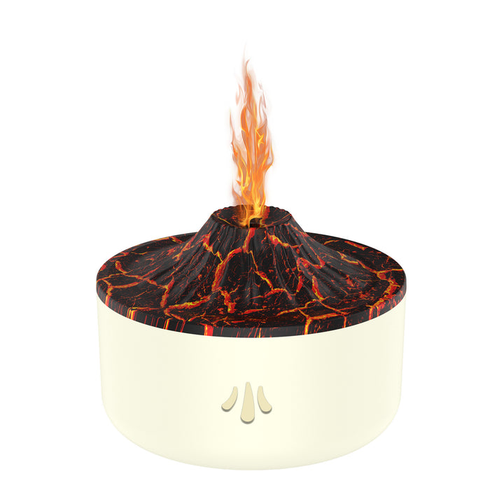Flame Aroma Diffuser Humidifier – USB Colorful Volcano Fireplace Aromatherapy Machine