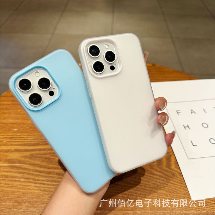 For iPhone17 Phone Case 2-in-1 New Jelly Precision Protective Case 16 PROSolid Color Shockproof