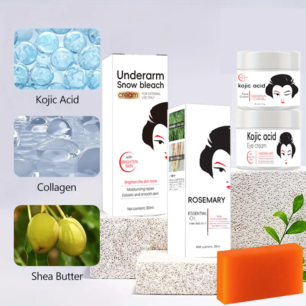Exportkojic acid Face Cream Eye Cream Nourishing Face Skincare Set