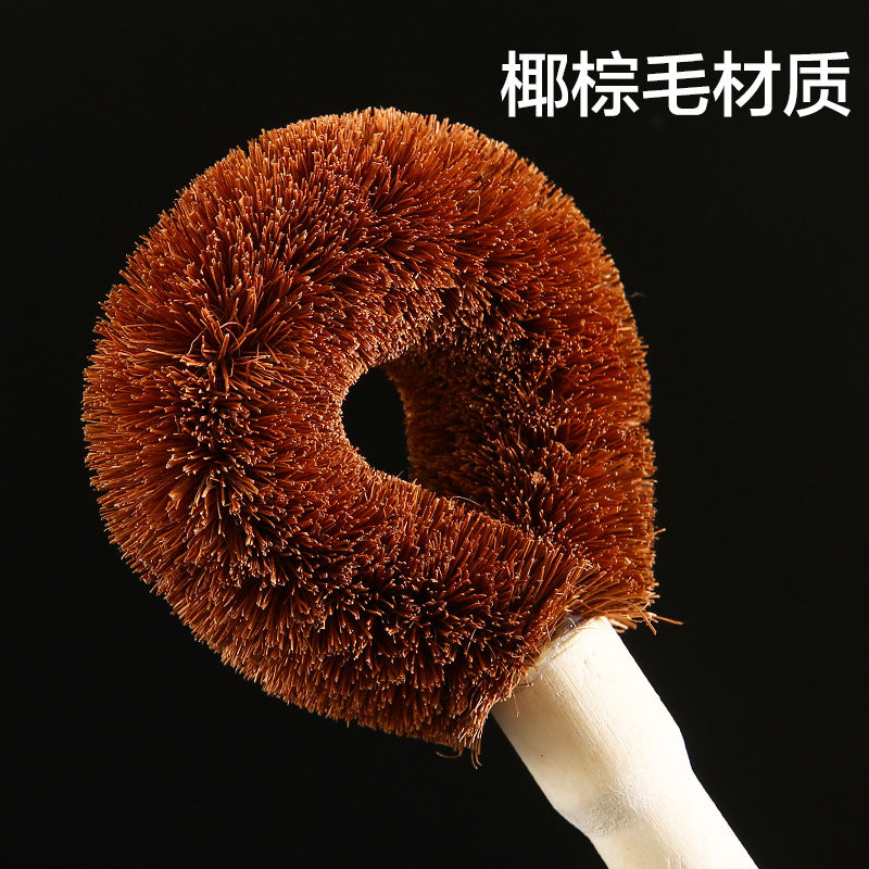 椰棕锅刷厨房家用长柄清洁不粘油洗锅刷子刷锅碗洗碗刷洗锅刷厂家