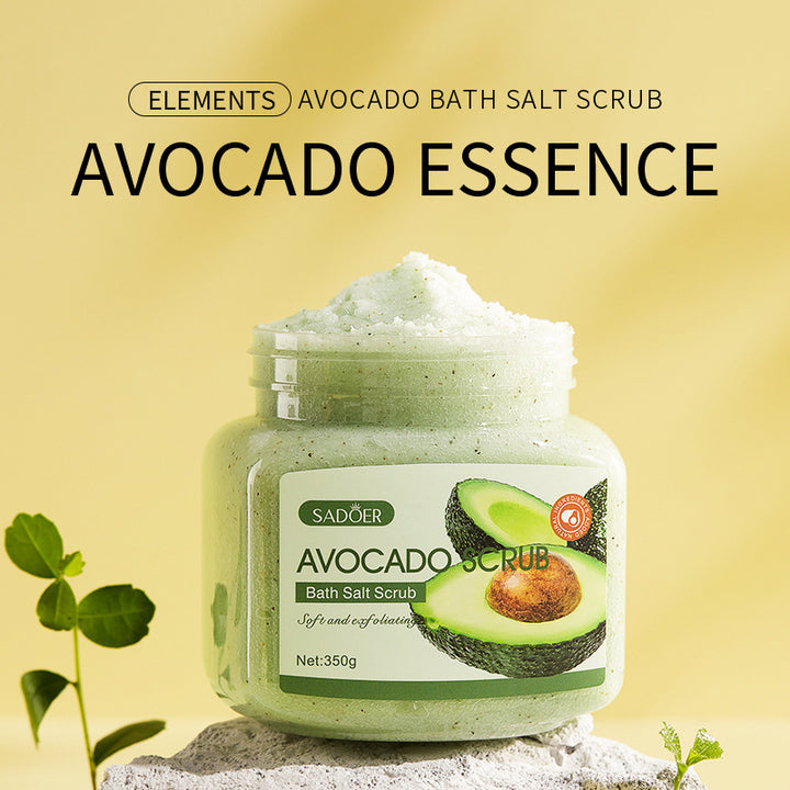 SADOER Avocado Fruit Bath Salt Body Scrub – 350 g Moisturizing Exfoliator Wholesale