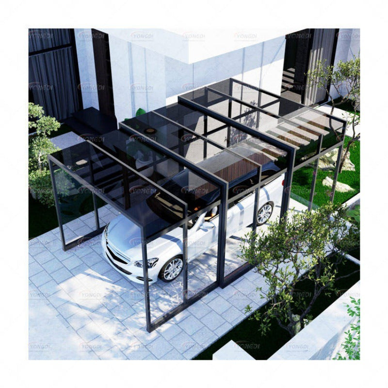 Automatic Shrinkage Sunshade Garage Single Tent Made of Dura