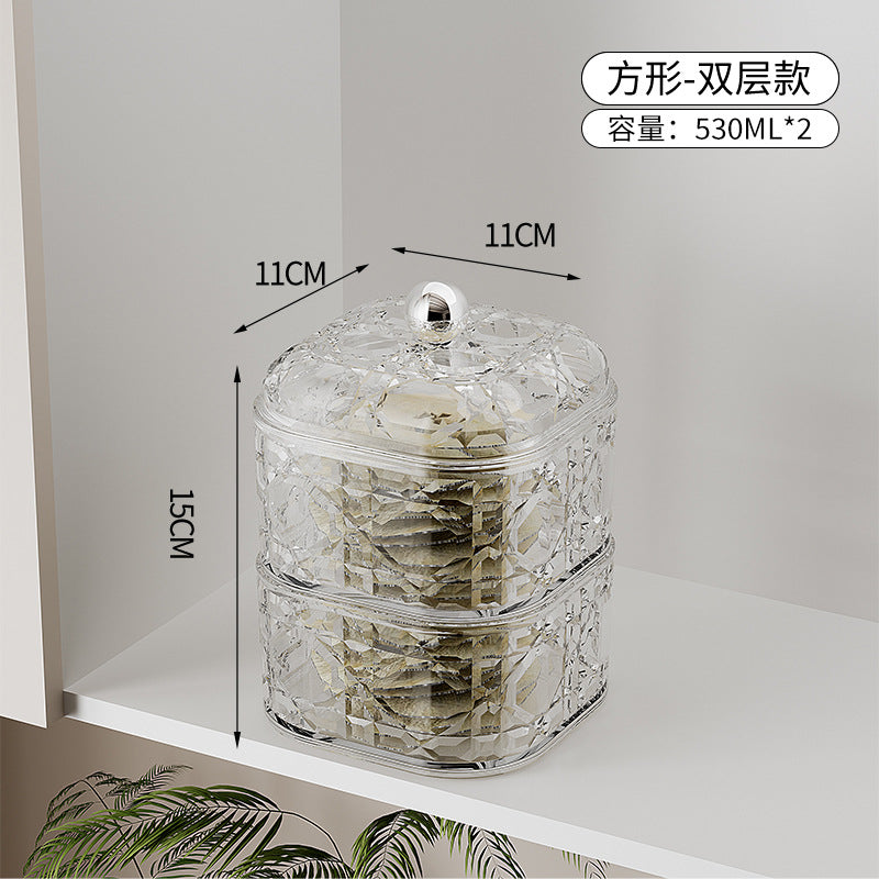 家用五谷杂粮密封罐坚果咖啡豆储存密封盒香料糖果塑料储物罐批发